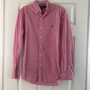 Ralph Lauren Slim Fit Plaid Button Down Shirt